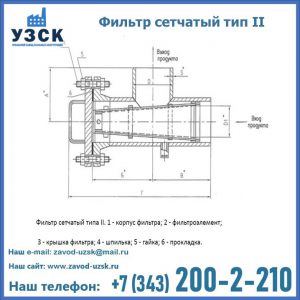 Фильтр сетчатый ФС по Т-ММ-11-2003 в Камышине